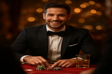 আলোকিত রুলেট চাকা ও ক্যাসিনোর চিপসের দৃশ্য, যা সরাসরি সম্প্রচারিত খেলার উত্তেজনা জাগিয়ে তোলে