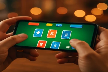 মোবাইল-সামঞ্জস্যপূর্ণ ক্যাসিনো ইন্টারফেসের একটি উদাহরণ